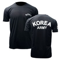 쿨론반팔티 코리아아미티셔츠 로카티 남자 군인 군용 검정로카ROKA반팔티