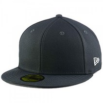 [New Era Branded] New Era Blank Custom 59FIFTY Fitted Cap Graphite