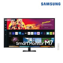 삼성전자 4K UHD 43인치 스마트모니터 M7 S43BM700 Youtube 넷플릭스