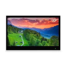 스마트 tv 70 75 80 85 90 95 100 인치 대형 벽걸이 중소기업 티비 Soulaca 22 inch white 방수 android 9.0, 검은색