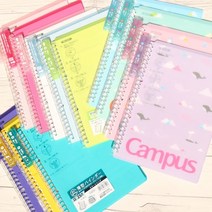 고쿠요 B5 캠퍼스 26공 슬림 바인더노트-스마트링 펭귄 L2-P, 1개