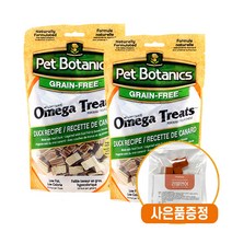 펫보타닉스 헬시 오메가트릿 반려견간식 오리 340g 2개 + 증정 리얼져키 1개