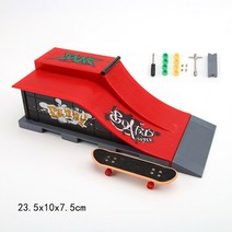 finger bmx tech skateboard mini 스케이트 공원 램프 세트 finger scooter fingertip bikes fingerboard 익스트림 스포츠 데크, 빨간 전자