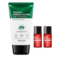썸바이미 트루시카 무기자차 카밍 톤업 선크림 SPF50+ PA++++ 50ml + 스네일 토너 6ml x 2p, 30세트