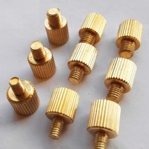 M3 M4 M5 M6 황동 핸드 트위스트 널링 나사 볼트 장식 나사, 15 M5x25 2Pcs