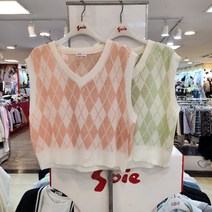 소이 안양점 @@아가일 니트 조끼@@ 42800원!!! 여아 주니어