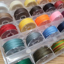 [정글스튜디오] 폴리 왁스코드 0.65mm 25색 마크라메 매듭팔찌 만들기 재료 팔찌 만들기 DIY, 1개