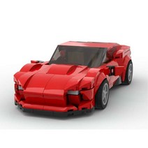 페라리로마 스파이더 다이캐스트 1:24 MOC 블록 자동차 레고 페라리 마켓제이씨, 페라리 로마 87120 블록백 + 전자도면