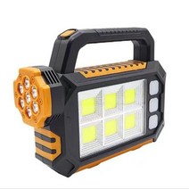 차량경광등 렉카 미니 경광등 휴대용 비상 태양열 충전식 손전등 3 기어 강력한 조명 USB 캠핑 하이킹 플, 한개옵션1, 06 8209 COB orange