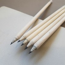 신문재생지우개연필 HB 무지디자인 7자루, 단품