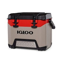 이글루 쿨러 IGLOO CooLer 이글루 아이스박스 아이스박스 캠핑 한강 mt 야유회 워크샵 테니스 배드민턴 게이트볼, 사암/레드