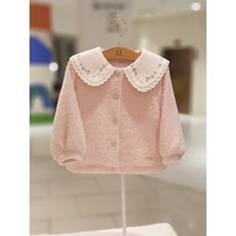 [밍크뮤]SC (PK)자수카라가디건 (33C1520201) 2023FW 카디건 여아선물세트