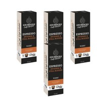 그라인더 커피 캡슐 에스프레소 10개 Grinders Coffee Capsules Espresso Caffitaly System, 4팩