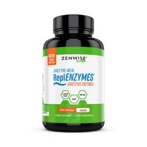 Zenwise Health 젠와이즈 아밀라제 리파아제 파인 효소 125슬림베지캡슐, 125캡슐, 1팩