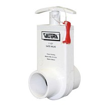 Valterra 2103X PVC 유니바디 게이트 밸브 오렌지 3.8cm(1-1/2인치) 수도꼭지 게이트 키퍼 포함