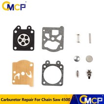 체인 톱 엔진 스틸 충전 기화기 수리 키트 4500 전기 수리 키트 carburetor 다이어프램 가스켓 키트 정원 도구 walbro 기화기