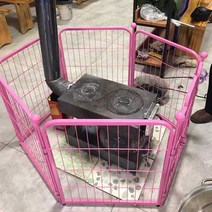 난로 철망 펜스 안전 휀스 울타리 보호망 화목난로 가드 가림막, 검정색폭 60x높이 70cmx4면