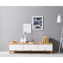 드라마협찬 모던엔틱 거실수납장(160cm 2컬러) TV대 고급 서랍 아파트, 화이트