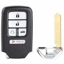 Beefunny 교체용 리모컨 키 쉘 케이스 Fob 5 버튼 혼다 시빅 2016-2018 - KR5V2X, 1