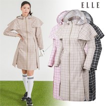 엘르골프 시즌패턴 긴기장 비옷 점퍼 (여) 6I22901, (401) 라이트 핑크