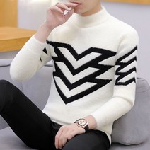 캐주얼 니트 남자 추동 스타일리쉬 라운드 니트 NZ4749
