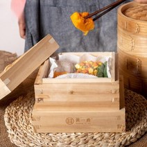 사각 대나무 가정용 편백 찜통 찜기 소형 중형 대형, 25cm(사각찜기), 1개