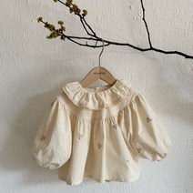 몽베베 자수블라우스