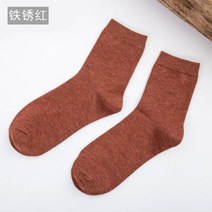 따뜻한 무지 양말 봄 여성용 솔리드 얇은 캔디 컬러 다채로운 나무 섬유