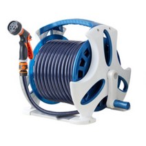 물 호수 세차 릴 호스 물호스 릴 고급 정원 고압 분사기 수도 꼭지 고무 추천 베란다 발코니 청소 수도 꼭지 클리닝 스프레이 건 화분 화단 가든 가드닝 고압, 최고급릴호스50M