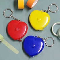 미니 옷줄자 귀여운 옷재단용 휴대용 줄자열쇠고리 키링