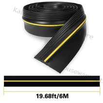 범용 차고 문 하단 임계 씰 스트립 고무 비바람에 견디는 DIY 교체 스트립 값 1M, 6M(19.68ft)