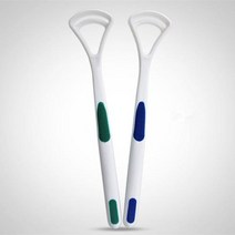 12Pcs 혀 클리너 나쁜 호흡 새로운 멀리 핸드 스크레이퍼 브러시 실리카 핸들 구강 위생 치과 치료 청소, 2PCS