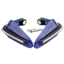 2종소형 바이크 4발이 ATV 네발 농업용 산악오토바이 레저 3륜바이크 오토바이 1 쌍 핸들 바 핸드 가드 with led 라이트 핸드 가드 프로텍터 atv motocross, 푸른