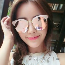 패션 남자 여자 평면렌즈 하금테 선글라스 105