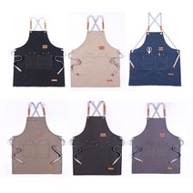 [P1M] 바리스타 앞치마 커피숍 레스토랑 고급앞치마 / 바리스타앞치마 커피숍앞치마 커피앞치마 알바유니폼 레스토랑앞치마 식당앞치마 화방앞치마 ( P1M / 632594EA ), 베이지, 본상품선택