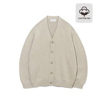 COSTUME O’CLOCK 코튼100소프트 베이직 가디건 오트밀 COOSCD001OATMEAL SOFT BASIC CARDIGAN OATMEAL