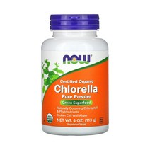 나우푸드 클로렐라 가루 분말 113g chlorella 코셔 베지테리언 GMP QAI, 1개, 기본