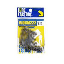루어팩토리 오프셋훅 다운샷바늘 WORM222 LFH-222, 20개입
