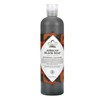Nubian Heritage 바디 워시 아프리칸 블랙 비누 384ml(13fl oz), 1개
