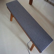 Makone 린넨 긴 의자 벤치 식탁 소파 쿠션 패드 방석