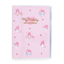 산리오 수첩 2023 년 다이어리 월간 A5 사이즈 마이 멜로디 my melody 예정 인감 2022 년 10 월 시작 육요일 전시 월령 소녀 캐릭터 205494 SANRIO 핑크