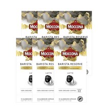 모코나 바리스타 리저브 커피 캡슐 라떼12 10캡슐 Moccona Barista Reserve Coffee Capsules Latte12, 6팩