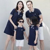 가족사진 의상 대여 패밀리룩 시밀러룩 원피스 셔츠 모녀룩 돌 촬영 코디, D.스트라이프 티셔츠