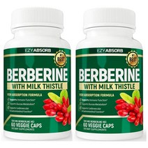 이지앱스 천연매자나무 베르베린 영양제 500 mg 체중감량 60정x2