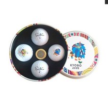 [RA†]세인트나인 X 4구 TIN-111(인쇄비별도) 골프선물세트 디자인공 용공 골프공 필드용공 필드용▨_ea, Ж 컬러, 금장