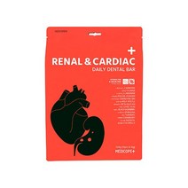 메디코펫 데일리 덴탈바 레날 카디악 224g 14p+3p 심장 신장 기능성 가수분해 강아지 껌
