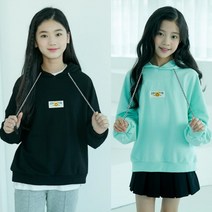 주니어옷 중학생 초등학생 여아 의류 후드티 초2 초1 베이직 봄옷 고학년