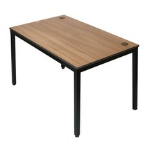 이스마트 스틸 테이블 1800*800 (사각다리), 상판:아카시아/프레임:화이트