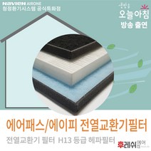 에어패스에이피 아파트강제환기장치필터 전열교환기후레쉬에어, AP-0150LP:방문교체(선배송후 기사방문15000원현장지급)