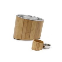수퍼펫 대나무 키높이 경사식기_WD00103 (Large) /애묘급식기/애견식기/애견용식기/애완묘식기/그릇, 수퍼펫 대나무 키높이 경사식기_WD00103 (Larg